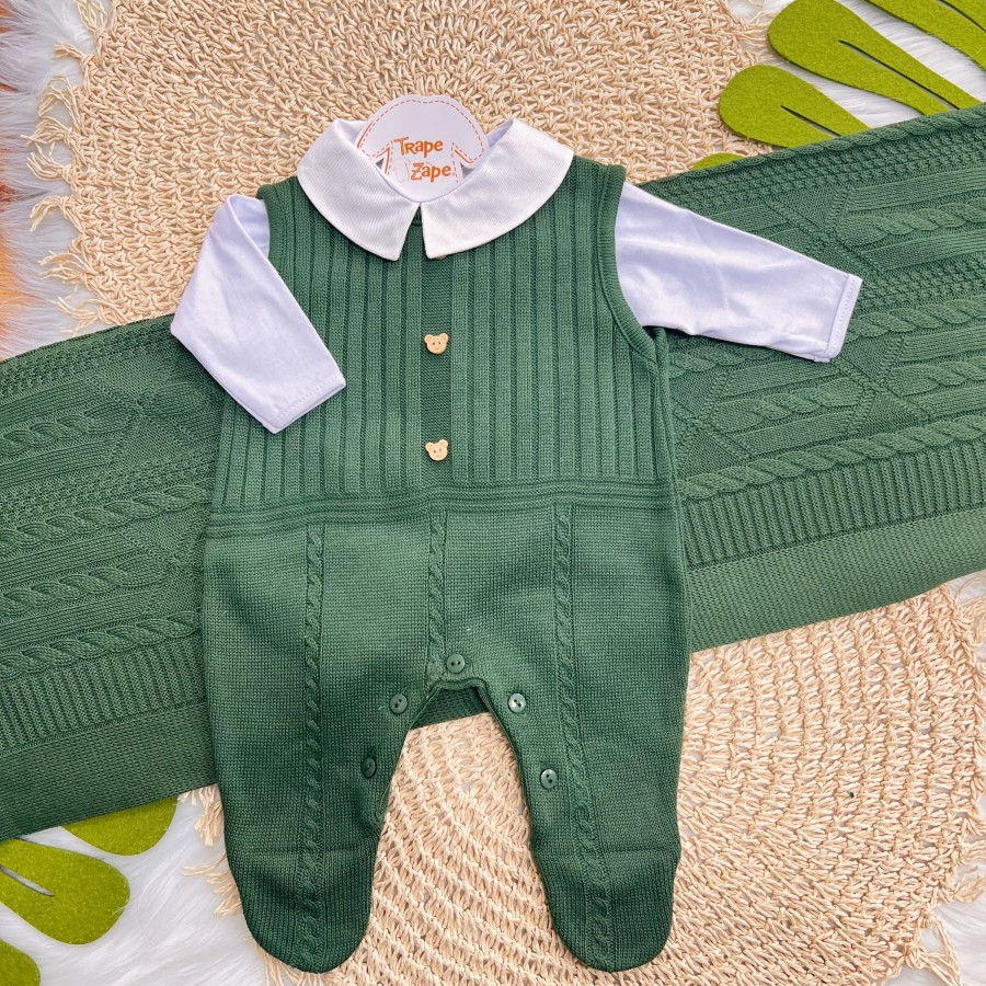 Saída de Maternidade Antônio - Verde Militar